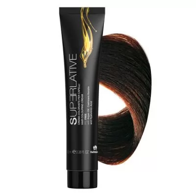 Крем-фарба для волосся FARMAGAN Superlative 4.44 Насичений Мідно-Каштановий Аміачна 100 мл на www.solingercity.com