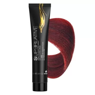 Крем-краска для волос FARMAGAN Superlative 6.66 Интенсивно Красный Светло Русый Аммиачная 100 мл на www.solingercity.com