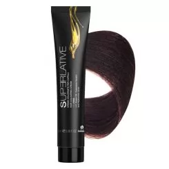 Фото Крем-фарба для волосся FARMAGAN Superlative 4.7 Середній Коричневий Фіолетовий Аміачна 100 мл - 1