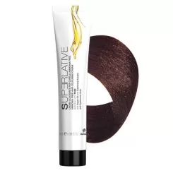 Фото Крем-краска для волос FARMAGAN Superlative 5.8 Светло-Каштановый Шоколадный Безаммиачная 100 мл - 1