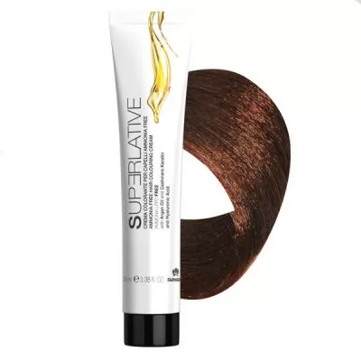Характеристики товара Крем-краска для волос FARMAGAN Superlative 6.8 Темный Блонд Шоколадный Безаммиачная 100 мл