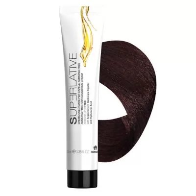 Характеристики товара Крем-краска для волос FARMAGAN Superlative 5.3 Светло-Коричневый Золотистый Безаммиачная 100 мл