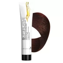 Фото Крем-краска для волос FARMAGAN Superlative 5.4 Браун Медный Ясный Безаммиачная 100 мл - 1