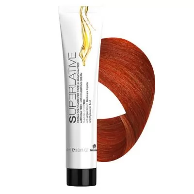 Характеристики товару Крем-фарба для волосся FARMAGAN Superlative 8.4 Світло-Мідний Безаміачна 100 мл