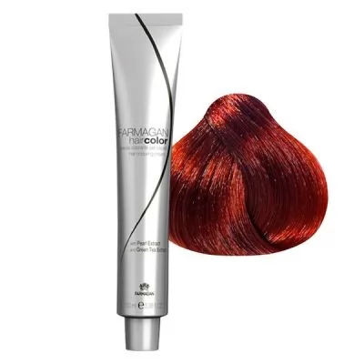 Характеристики товару Крем-фарба для волосся FARMAGAN Hair Color 6\44 Темно-Русявий Мідний Інтенсивний Аміачна 100 мл