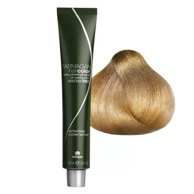 Сервісне обслуговування Крем-фарба для волосся FARMAGAN Hair Color 10 Блонд Платиновий Безаміачна 100 мл