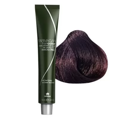 Крем-фарба для волосся FARMAGAN Hair Color 4\2 Каштановий Ірис Безаміачна 100 мл на www.solingercity.com