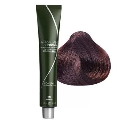 Крем-краска для волос FARMAGAN Hair Color 4\3 Каштановый Золотистый Безаммиачная 100 мл на www.solingercity.com