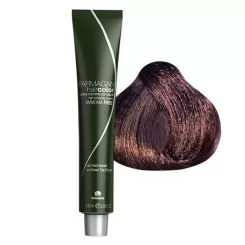 Фото Крем-краска для волос FARMAGAN Hair Color 5 Светло-Коричневый Безаммиачная 100 мл - 1