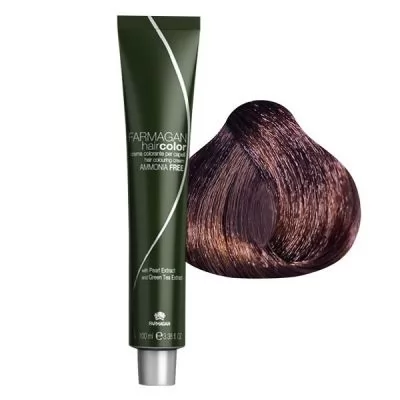 Крем-краска для волос FARMAGAN Hair Color 5 Светло-Коричневый Безаммиачная 100 мл на www.solingercity.com