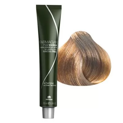 Характеристики товару Крем-фарба для волосся FARMAGAN Hair Color 8\3 Світло-Золотистий Безаміачна 100 мл