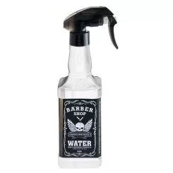 Фото Распылитель для воды BARBER TOOLS Whisky Barber Jack Spray Bottle прозрачный 500 мл - 1