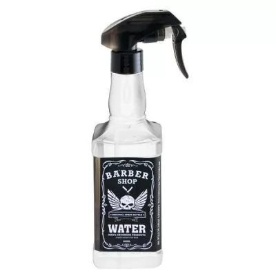 Характеристики товару Розпилювач для води BARBER TOOLS Whisky Barber Jack Spray Bottle прозорий 500 мл