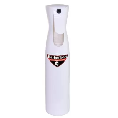 Отзывы к Распылитель для воды BARBER TOOLS Spray Bottle полуавтомат белый 300 мл