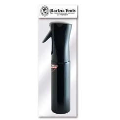 Фото Распылитель для воды BARBER TOOLS Spray Bottle полуавтомат черный 300 мл - 3