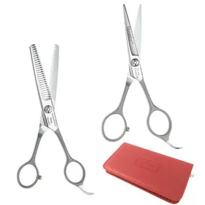 Набор ножниц для стрижки OLIVIA GARDEN RED POUCH Set на www.solingercity.com
