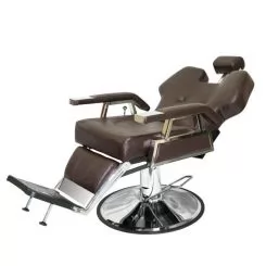 Фото Крісло перукарське HAIRMASTER Hairdresser Styling Chair Hydraulic Samson Barber-Shop Brown - 2