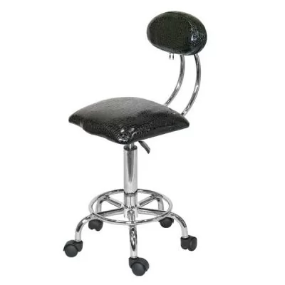 Сервисное обслуживание Стул мастера HAIRMASTER Salon Master Chair Samson Small Black лак