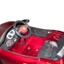 Фото Крісло перукарське HAIRMASTER Kids Salon Chair Hydraulic Ferrari Red - 5