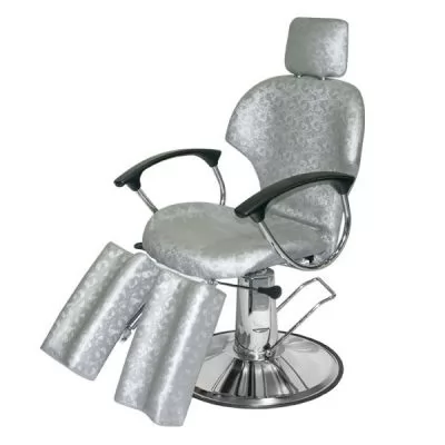 Фотографії Крісло педикюрне HAIRMASTER Pedicure Сhair SWEN на гідравліці сріблястий каракуль