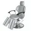 Крісло педикюрне HAIRMASTER Pedicure Сhair SWEN на гідравліці сріблястий каракуль