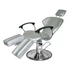 Фото Крісло педикюрне HAIRMASTER Pedicure Сhair SWEN на гідравліці сріблястий каракуль - 2