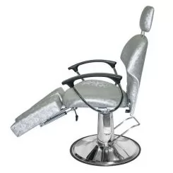 Фото Крісло педикюрне HAIRMASTER Pedicure Сhair SWEN на гідравліці сріблястий каракуль - 4