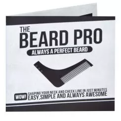 Фото Гребінець для моделювання бороди BARBER TOOLS BarberPro The Beard Pro Plastic сірий - 2