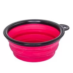 Фото Миска для покраски HAIRMASTER Tint Bowl складная каучуковая красная - 1