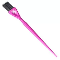 Фото Кисть для покраски волос INGRID Tint Brush экстра-узкая розовая - 1