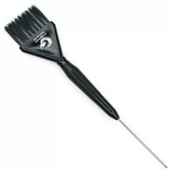 Фото Пензель для фарбування волосся INGRID Tint Brush середній металевий хвіст чорний - 1
