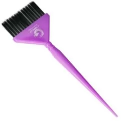 Фото Кисть для покраски волос INGRID Tint Brush широкая лиловая - 1
