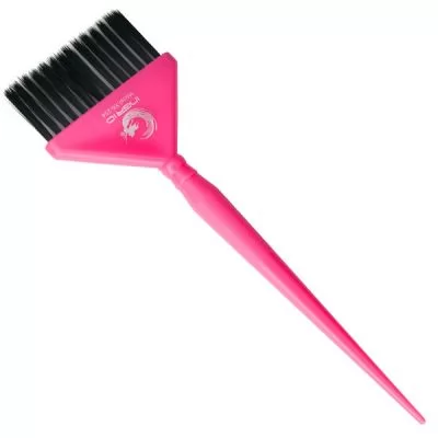Пензель для фарбування волосся INGRID Tint Brush широкий рожевий на www.solingercity.com