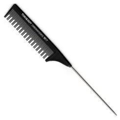 Фото Расческа для волос INGRID T&G DURACON LINE шпикуль металлический хвост для начеса - 1