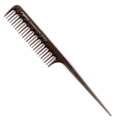 Характеристики товару Гребінець для волосся INGRID Y25 DURACON GALAXY GLITTER W зубчики пластиковий хвостик чорний 21 см