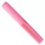 Гребінець для стрижки INGRID Y5 EXOTIC COLOR LINE з лінійкою планка довгий рожевий 21 см