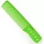 Гребінець для стрижки INGRID Y5 EXOTIC COLOR LINE з лінійкою з ручкою зелений 18 см