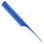 Гребінець для волосся INGRID Y6 BeuProComb Japan Style довгий пластиковий хвостик синій 25 см