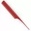 Расческа для волос INGRID Y6 BeuProComb Japan Style шпикуль длинный пластиковый хвост красный 25 см