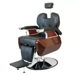 Фото Крісло перукарське HAIRMASTER Hairdresser Styling Chair BARBER-SHOP Чорний слон - 1