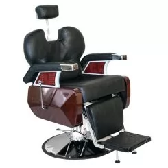 Фото Кресло парикмахерское HAIRMASTER Hairdresser Styling Chair BARBER-SHOP Черный слон - 3