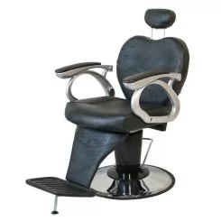 Фото Крісло перукарське HAIRMASTER Hairdresser Styling Chair LOT BARBERSHOP Чорний слон - 1