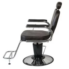 Фото Кресло парикмахерское HAIRMASTER Hairdresser Styling Chair LOT MONTEREY Коричневый слон - 2