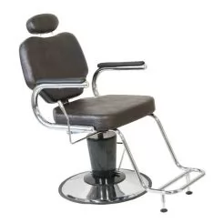 Фото Кресло парикмахерское HAIRMASTER Hairdresser Styling Chair LOT MONTEREY Коричневый слон - 3