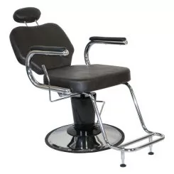 Фото Кресло парикмахерское HAIRMASTER Hairdresser Styling Chair LOT MONTEREY Коричневый слон - 4