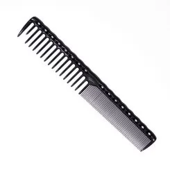 Фото Гребінець для стрижки Y.S. Park Comb з округленими зубчиками 185 мм, Карбон - 1