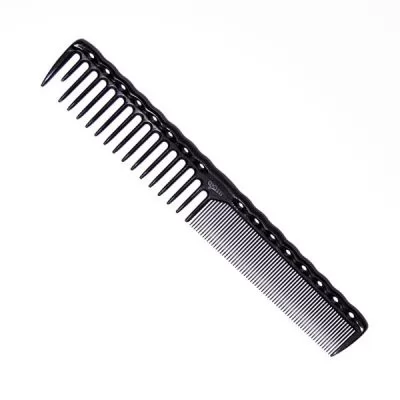 Гребінець для стрижки Y.S. Park Comb з округленими зубчиками 185 мм, Карбон на www.solingercity.com