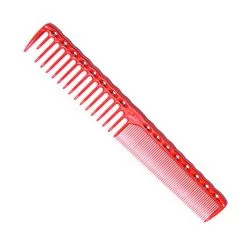 Фото Гребінець для стрижки Y.S. Park Comb з округленими зубчиками 185 мм, Червоний - 1