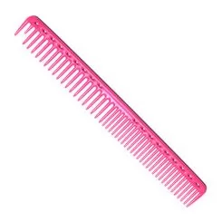 Фото Расческа для стрижки Y.S. Park Comb со скругленными зубцами 228 мм, Розовый - 1