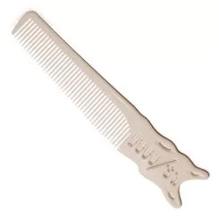 Фото Гребінець для стрижки Y.S. Park Comb Barbering з ручкою 205 мм, Білий - 1